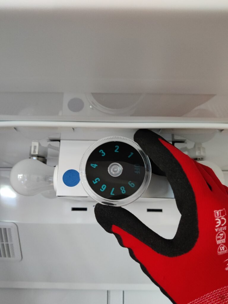 Setting up refrigerator temperature